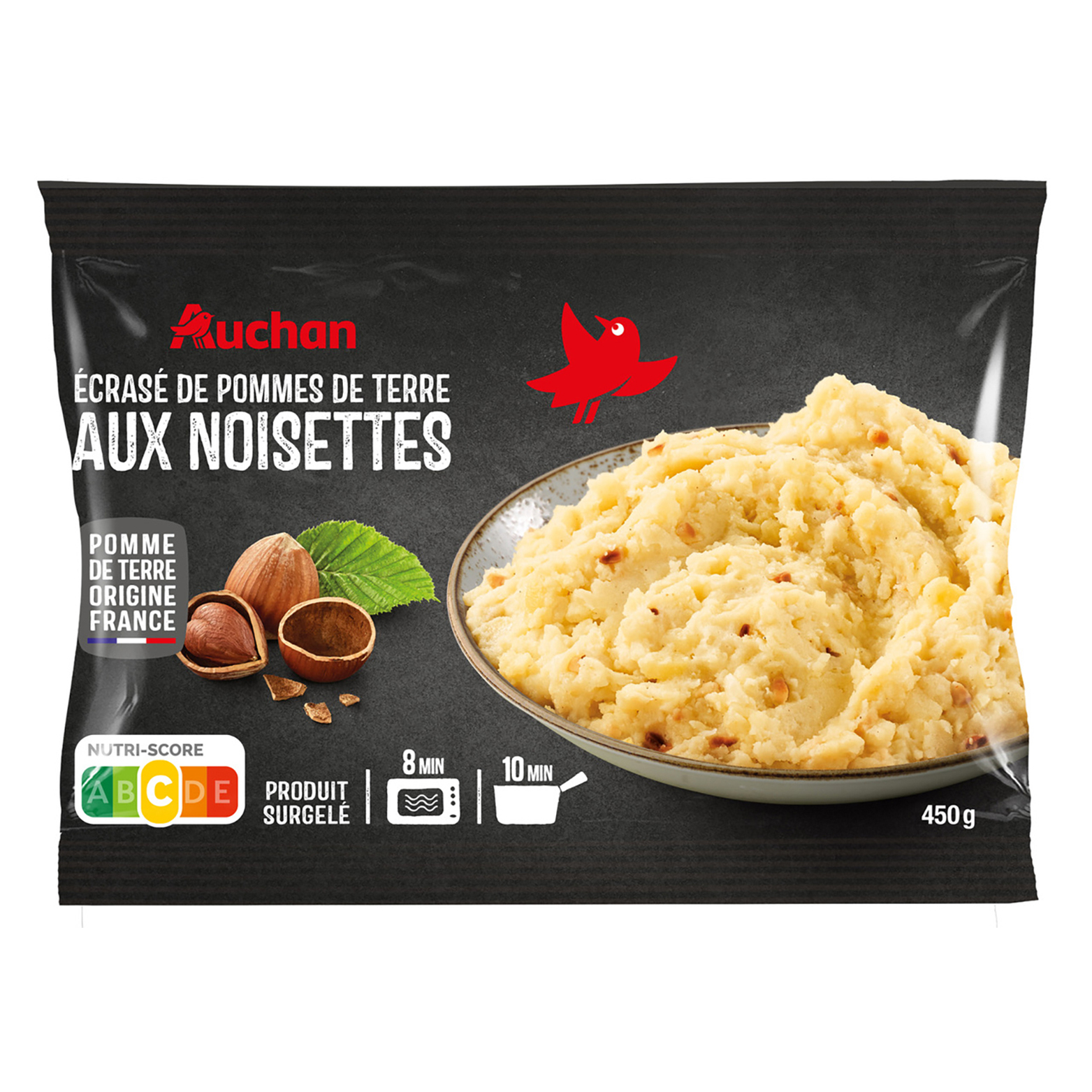 AUCHAN Purée cuisinée de pommes de terre 1kg pas cher 