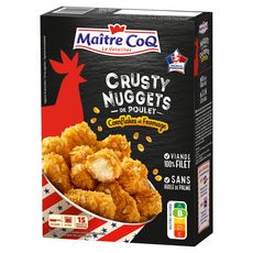 MAITRE COQ Crusty Nugget de poulet cornflakes et fromage  380g