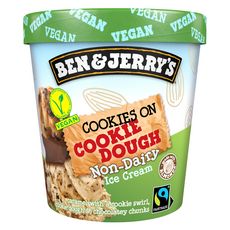 BEN & JERRY'S Pot de Crème glacée végan cookie dough   1 pot 465g