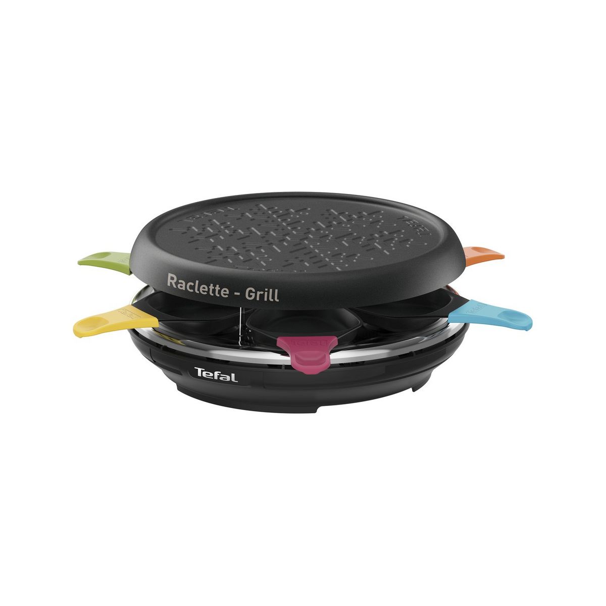 TEFAL Raclette 6 personnes RE12A012 - Noir pas cher 