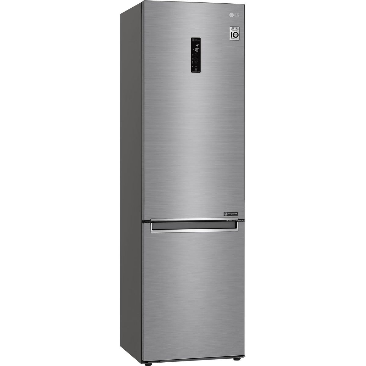 LG Réfrigérateur combiné GBB62PZFFN, 384 L, Froid ventilé No frost