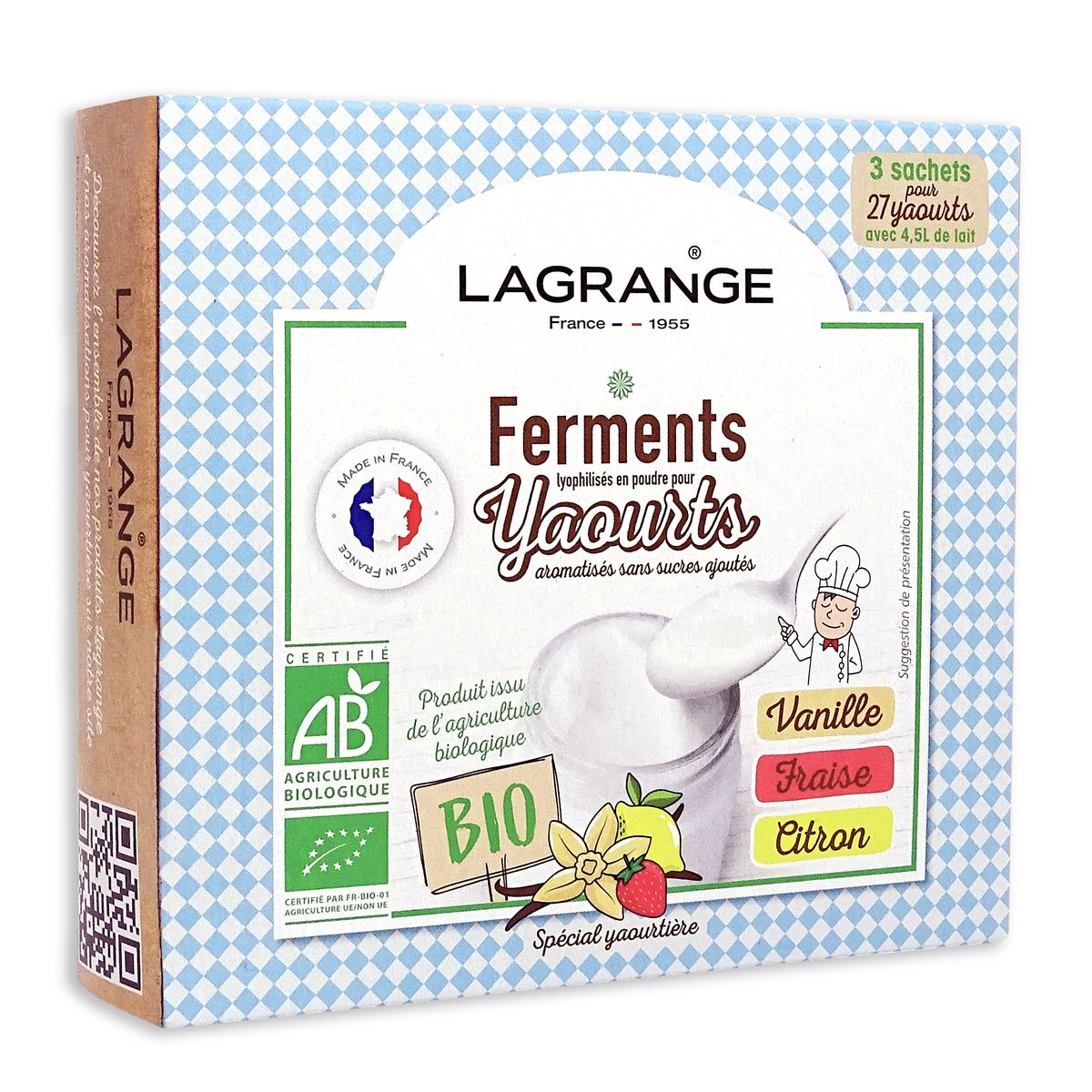 Acheter arôme framboise pour yaourts, Lagrange