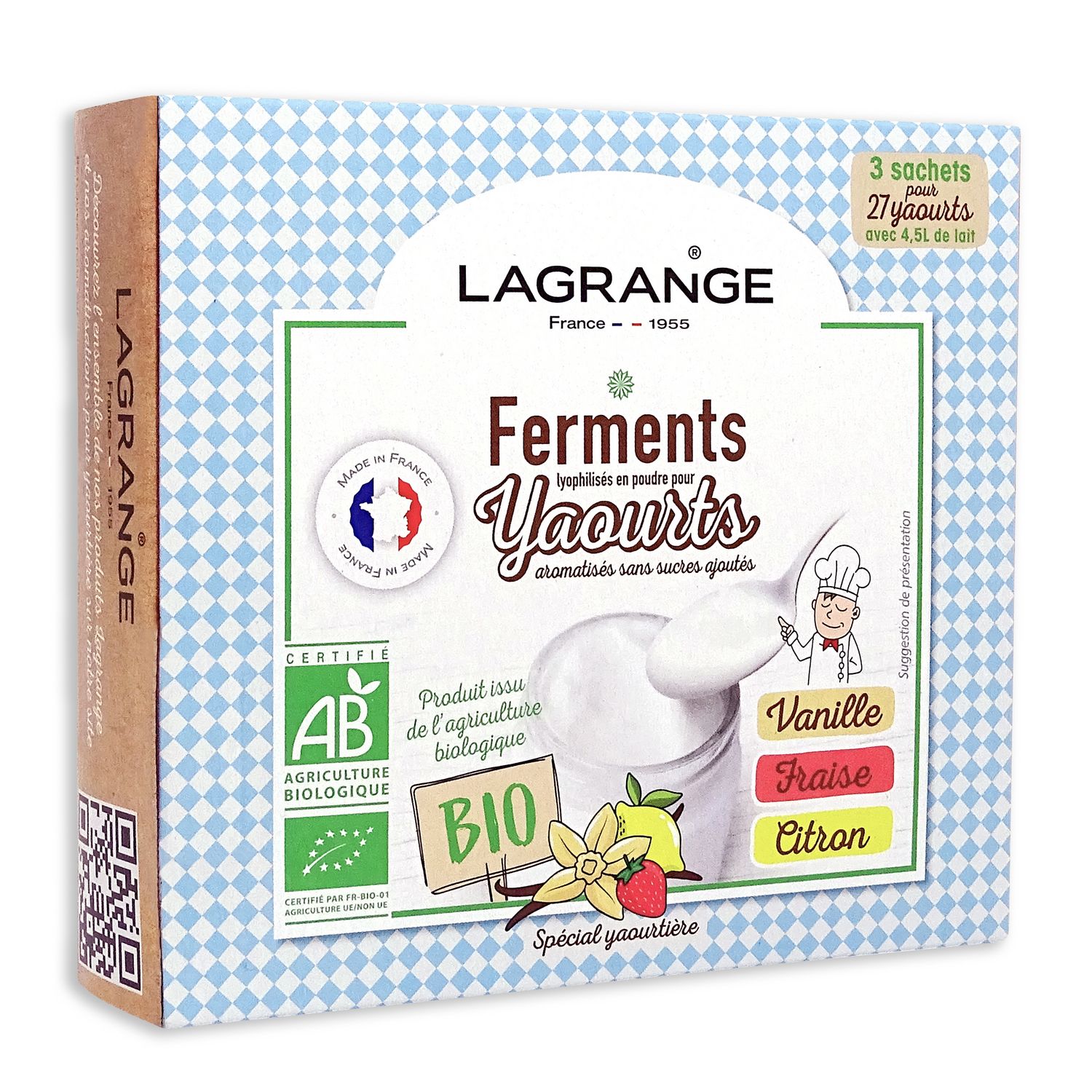 Aromatisation yaourt vanille LAGRANGE 380310 LAGRANGE Pas Cher 