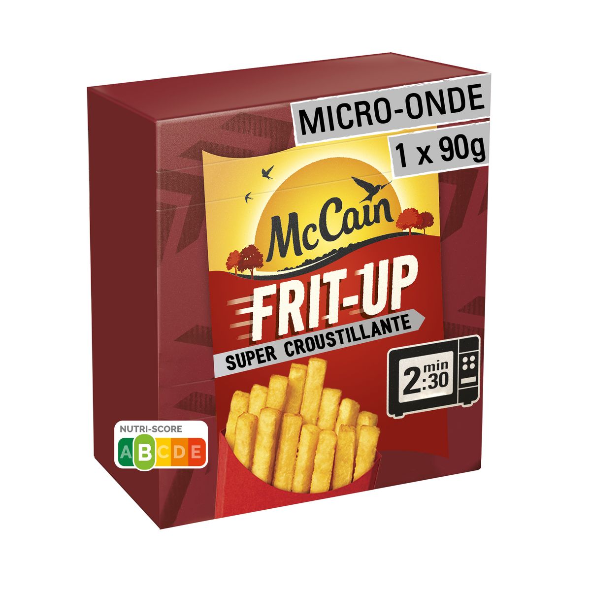 MCCAIN Frit-up - frites super croustillantes au micro-onde 90g