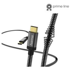 HAMA Câble  USB C métal 1.5m Gris