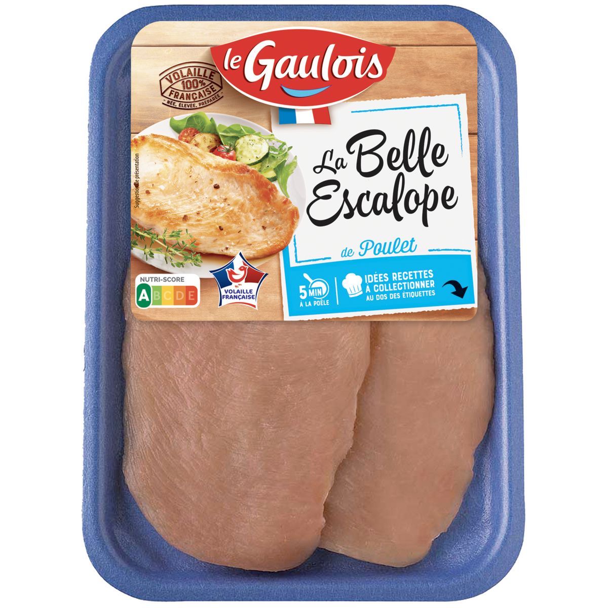 LE GAULOIS La Belle Escalope de poulet 2 pièces 240g