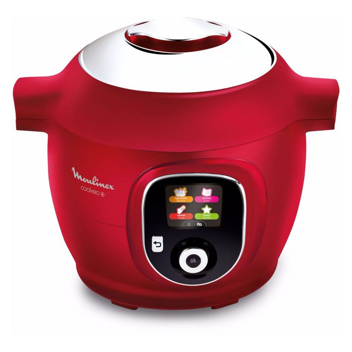 MOULINEX Multicuiseur intelligent COOKEO Rouge 180 recettes - CE85A10 pas  cher 