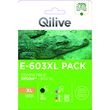 QILIVE Cartouche imprimante E-603 XL Pack 4 couleurs 