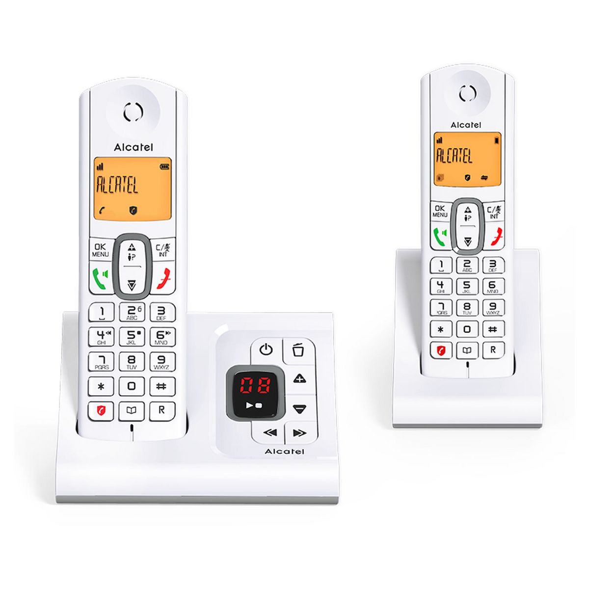 Téléphone sans fil - F630 Voice Duo - Répondeur - Gris
