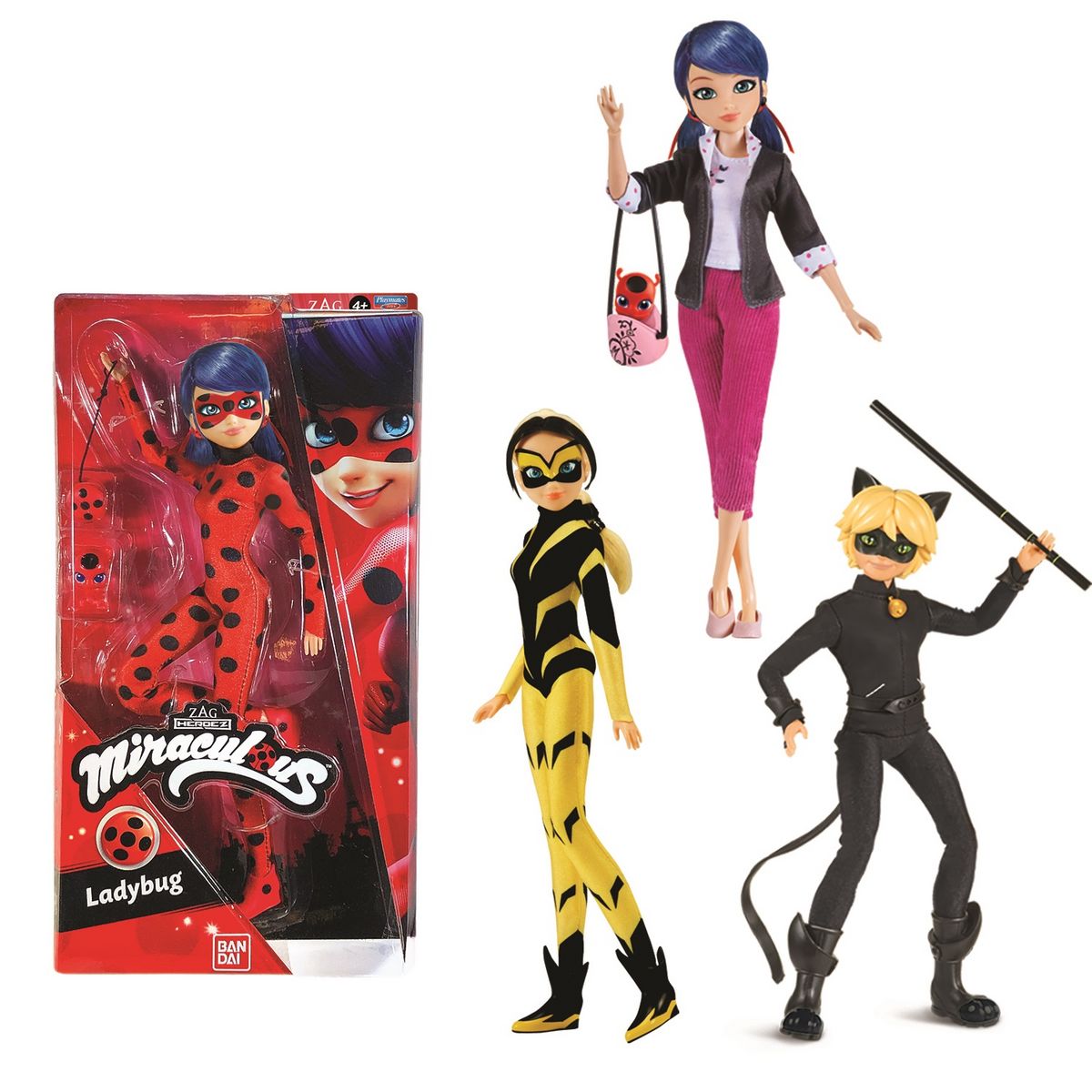 Coffret pour Miraculous Ladybug 26 cm + 2 Accessoires - Set poupée