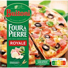 BUITONI Four à Pierre - Pizza royale 335g
