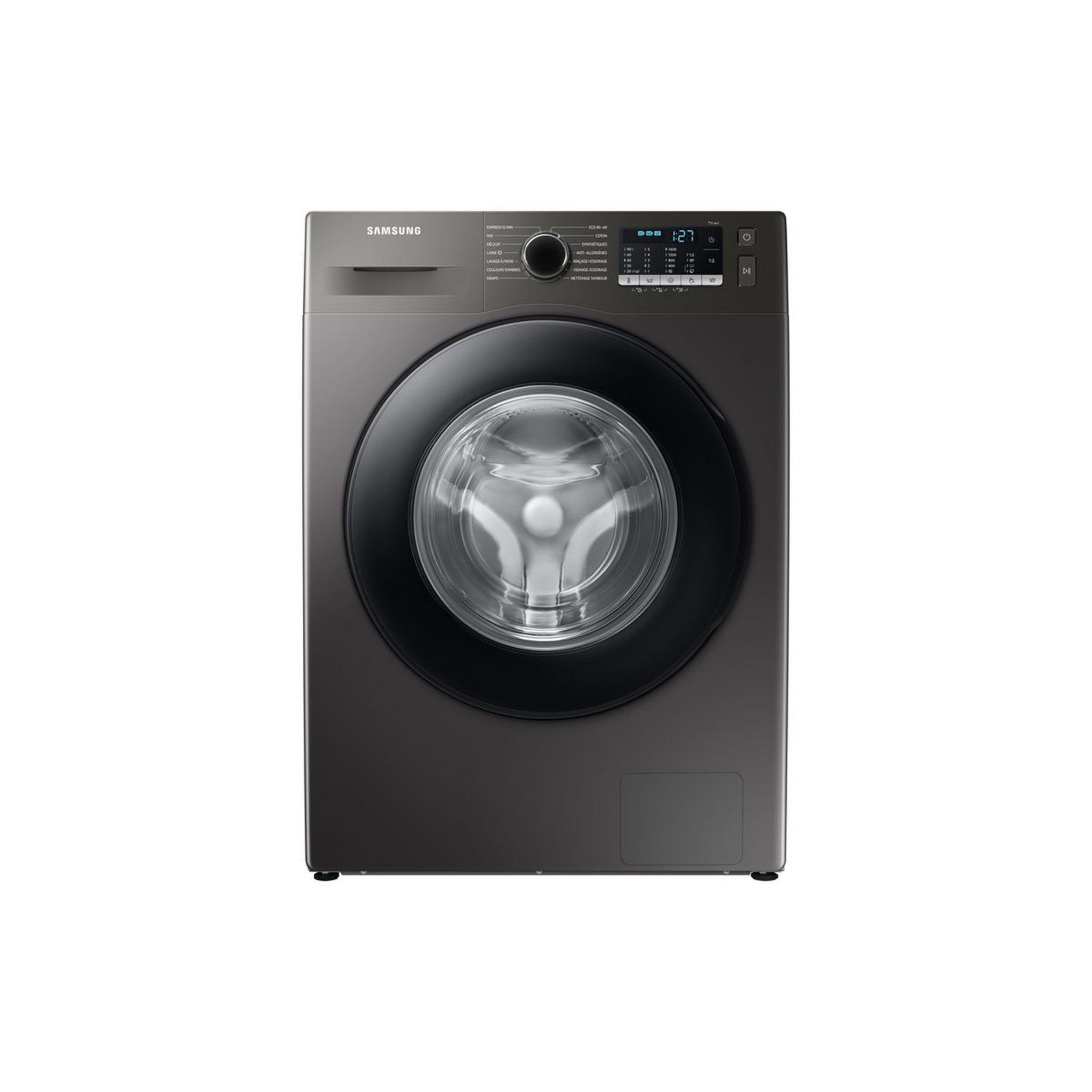 Lave-linge hublot SAMSUNG Ecobubble WW70TA046TT - 7 kg - Moteur induction -  1400 tours/min - Blanc - Indice de Réparabilité