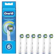 ORAL-B Lot de 6 brossettes Précision Clean - Blanc