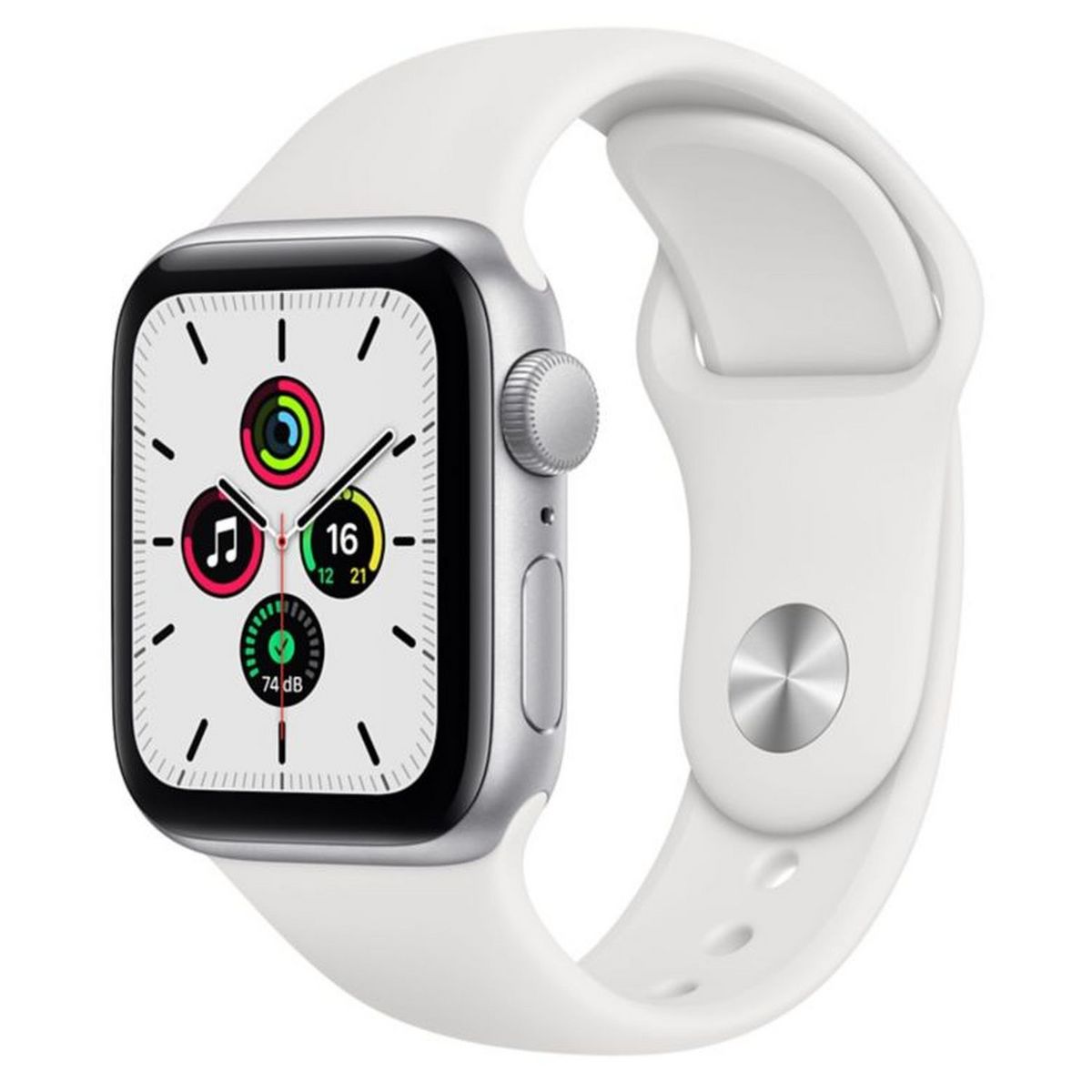 APPLE Watch SE 40MM Alu Argent Blanc pas cher Auchan