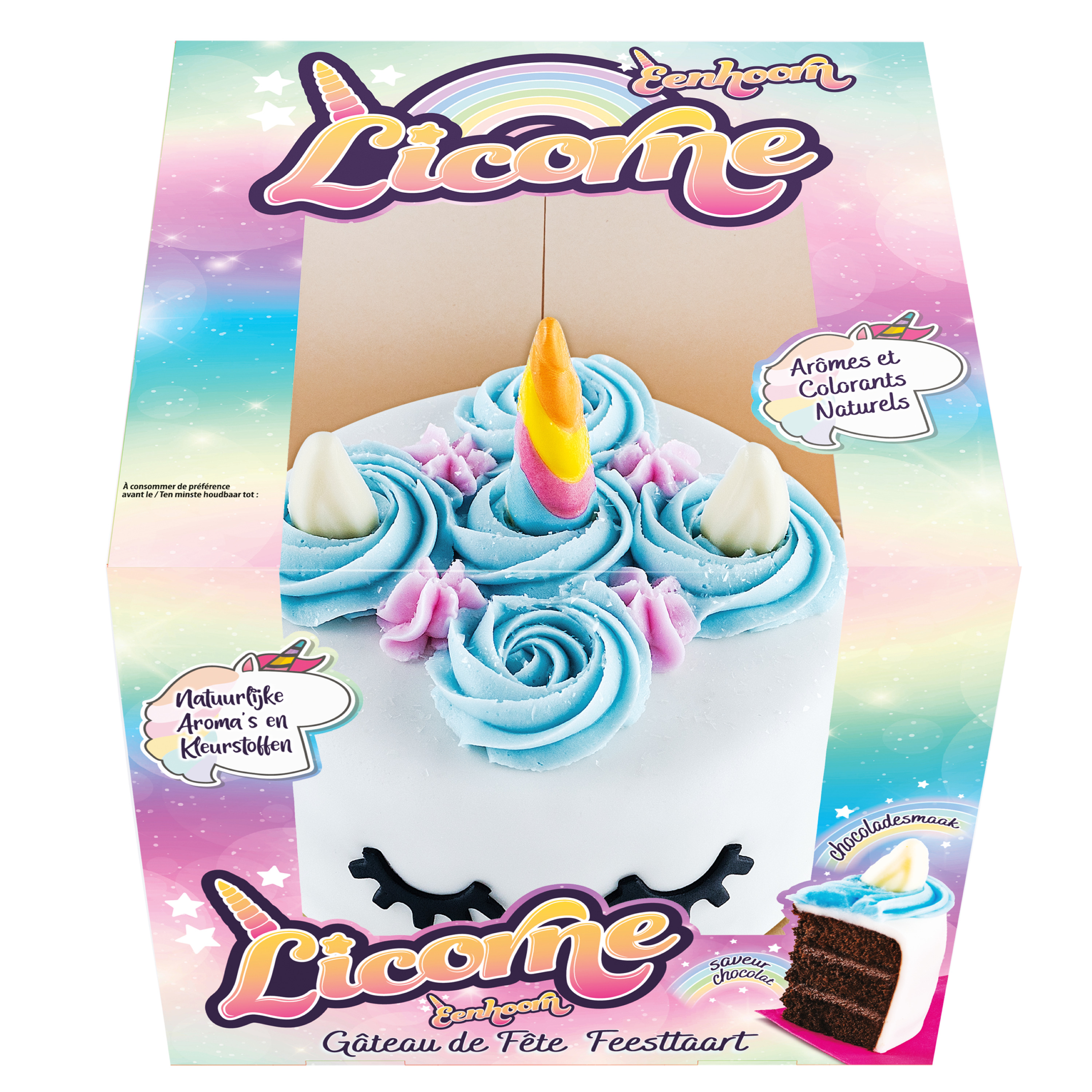 Gateau De Fete En Forme De Licorne Saveur Chocolat 810g Pas Cher A Prix Auchan