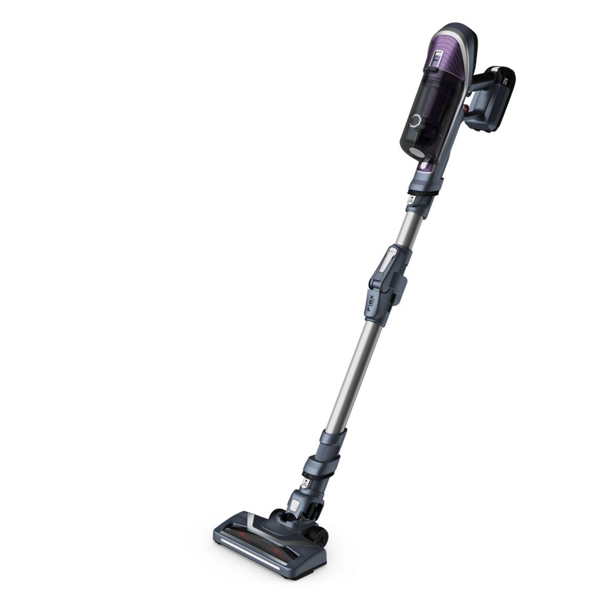 ROWENTA Aspirateur balai RH9637 Gris et violet pas cher Auchan.fr