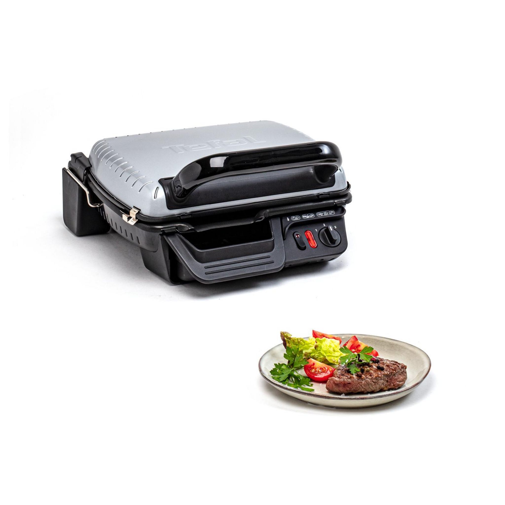 TEFAL Grill viande GC451B12 - Noir pas cher 