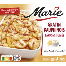MARIE Gratin dauphinois aux lardons fumés 4 portions 900g