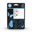 hp pack de 4 cartouches d'encre hp 963 noire, cyan, magenta et jaune authentiques (6zc70ae) pour hp officejet pro 9010 series / 9020 series