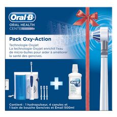 ORAL B Oral-B Oxyjet Hydropulseur , 4 Canules Oxyjet, 1 Bain de bouche