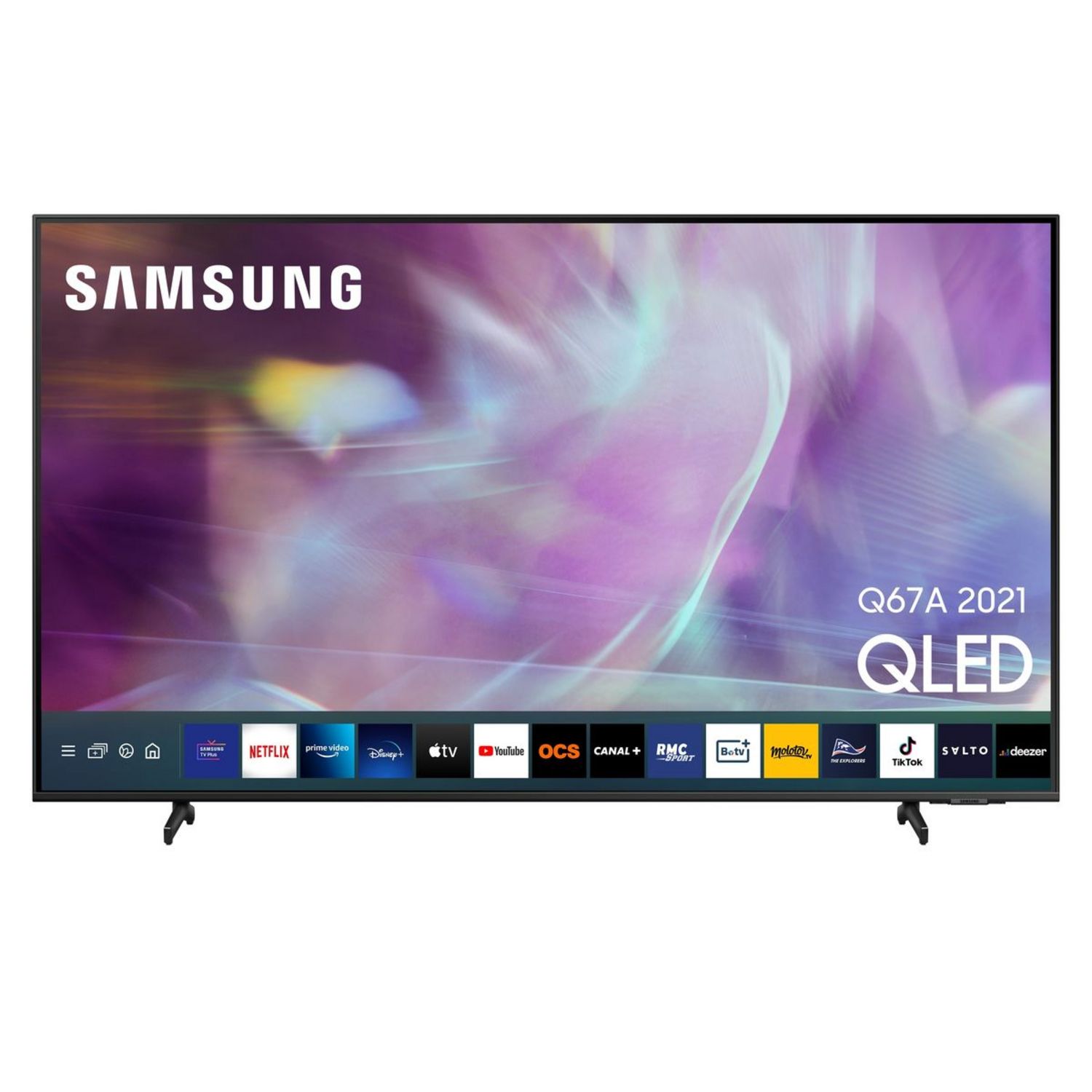 Téléviseur 138 cm UHD QLED SAMSUNG TQ55Q67C - Conforama