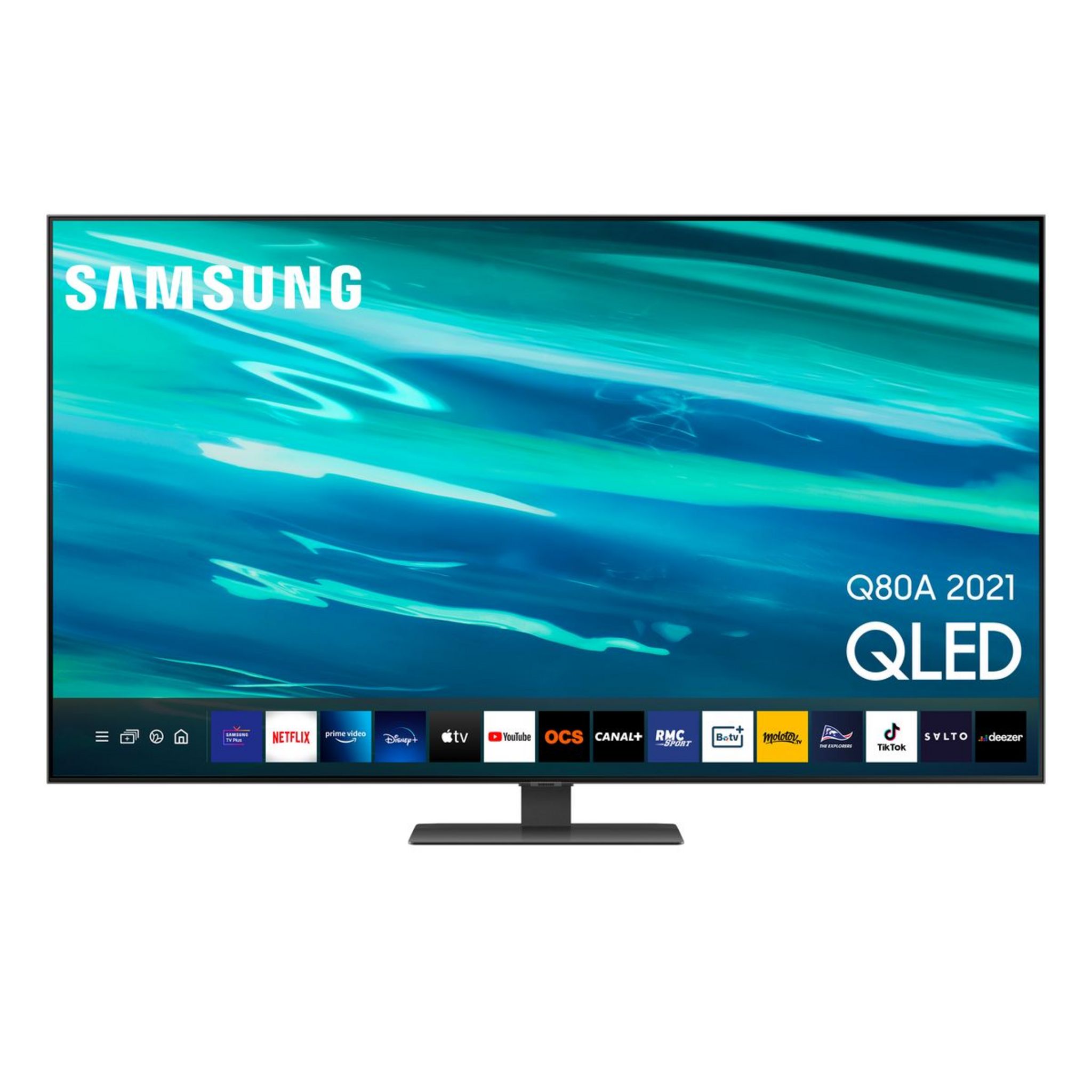 TV SAMSUNG QE55Q80BATXXC (QLED - 55'' 140 cm - 4K Ultra HD - Smart TV)