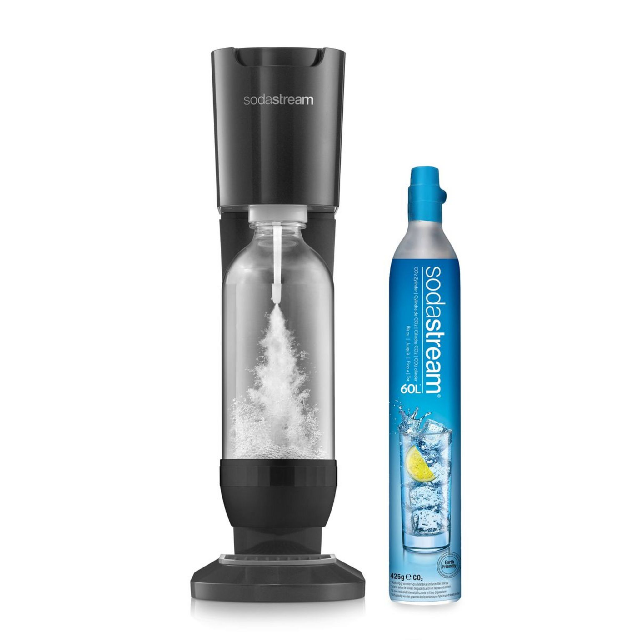 Bouteilles à gazéifier SodaStream standards, sans BPA, gris, 1 L, paq. 3