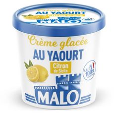 MALO Crème glacée au yaourt et au citron de Sicile 325g