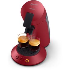 PHILIPS Machine à café à dosettes Senseo CSA210/91 - Rouge