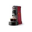 PHILIPS Machine à café à dosettes SENSEO Select  CSA240/91 - Rouge Intense