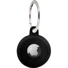 BBC Coque pour Apple AirTag avec attache Porte-clé - Noir