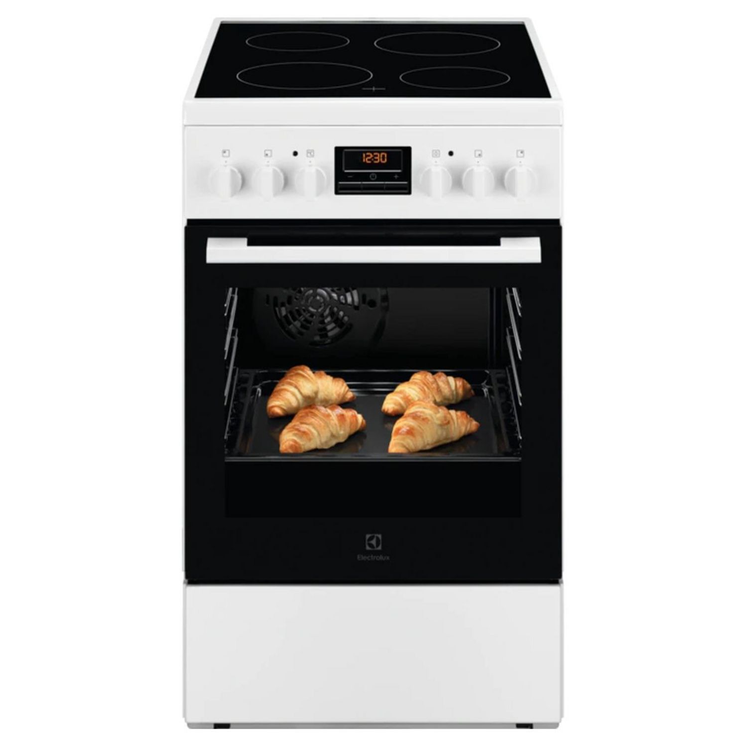 BEKO Cuisinière mixte FSS53000DW - 50 cm, 3 Foyers gaz et 1 Foyer Electrique,  Four à convection pas cher 