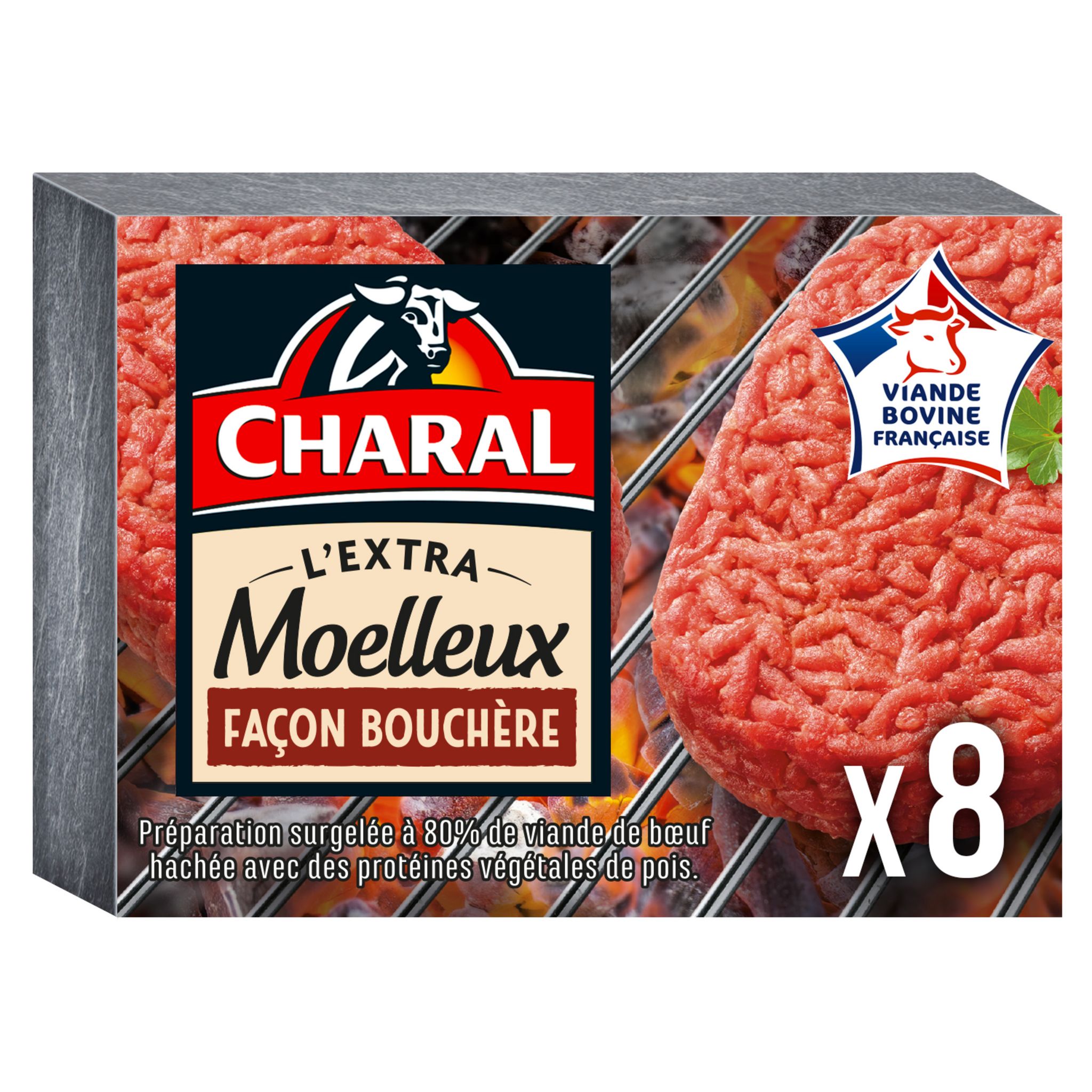 Acheter Charal 2 Steaks hachés 5%MG L'Autentique Façon Bouchère 2x140g