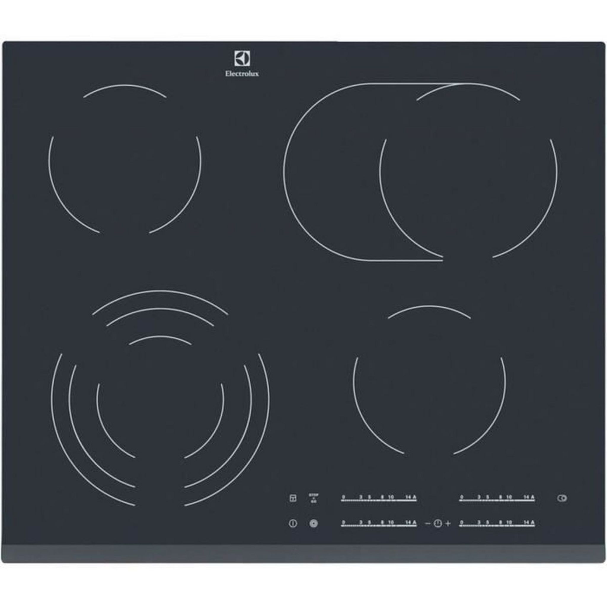 Table de cuisson vitrocéramique - 60 cm - 4 zones