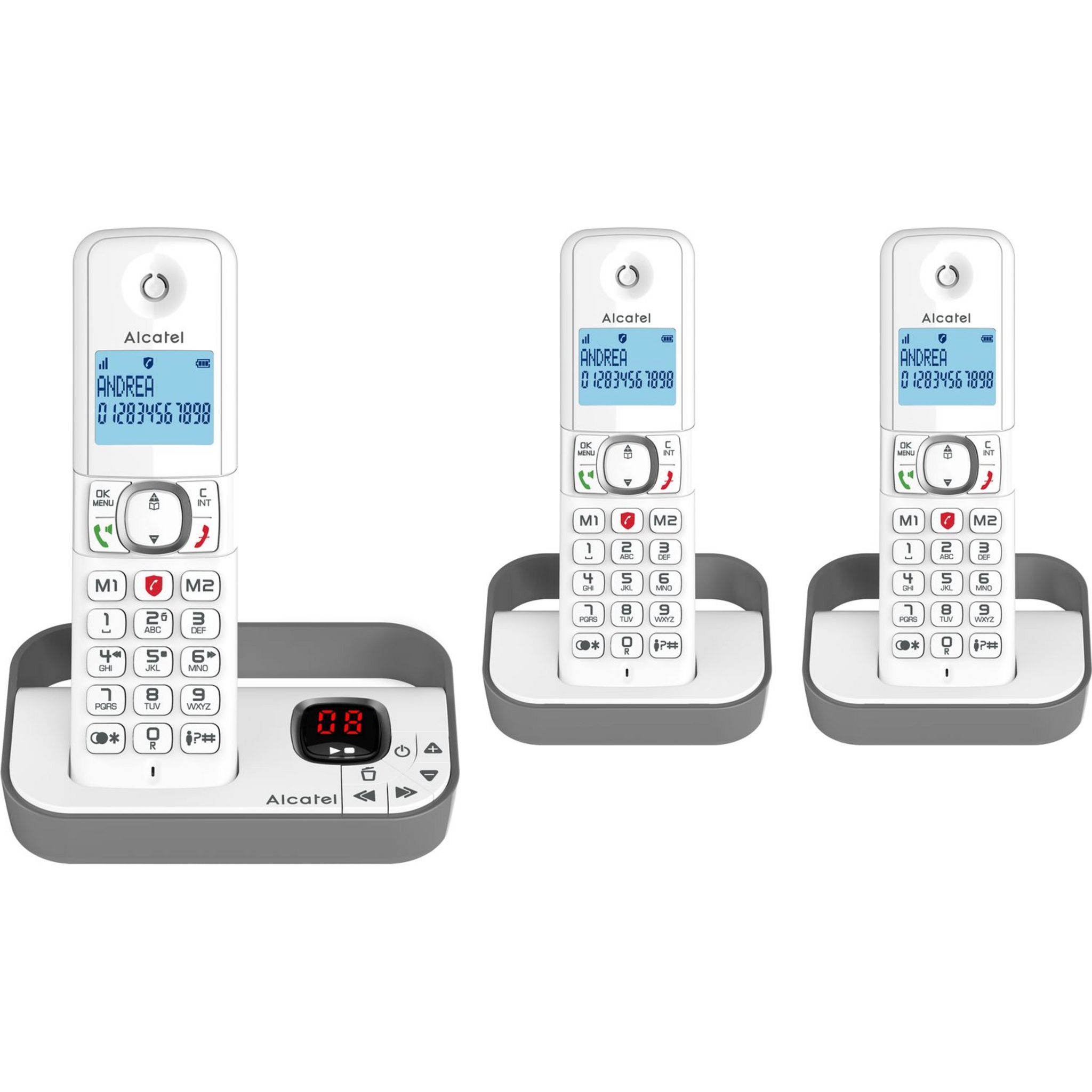 Alcatel XL785 Voice Trio Blanc - Téléphone sans fil - Garantie 3