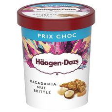HAAGEN DAZS Crème glacée à la vanille et noix de macadamia caramélisées 560g