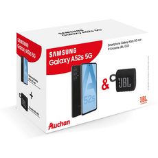 SAMSUNG Pack Smartphone Galaxy A52s  5G - 128 Go - Noir + Enceinte JBL G03
