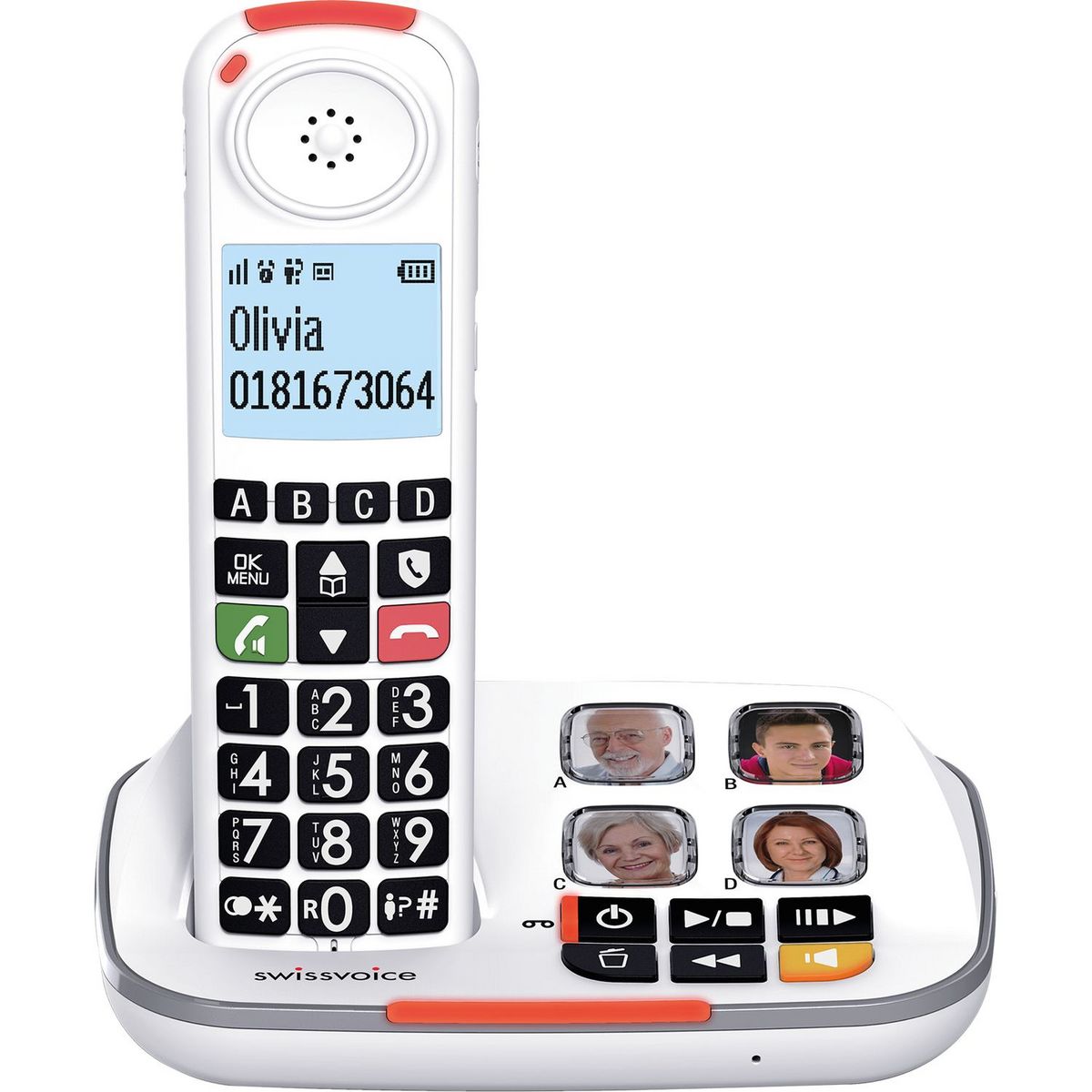 Téléphone filaire SWISSVOICE XTRA 1110