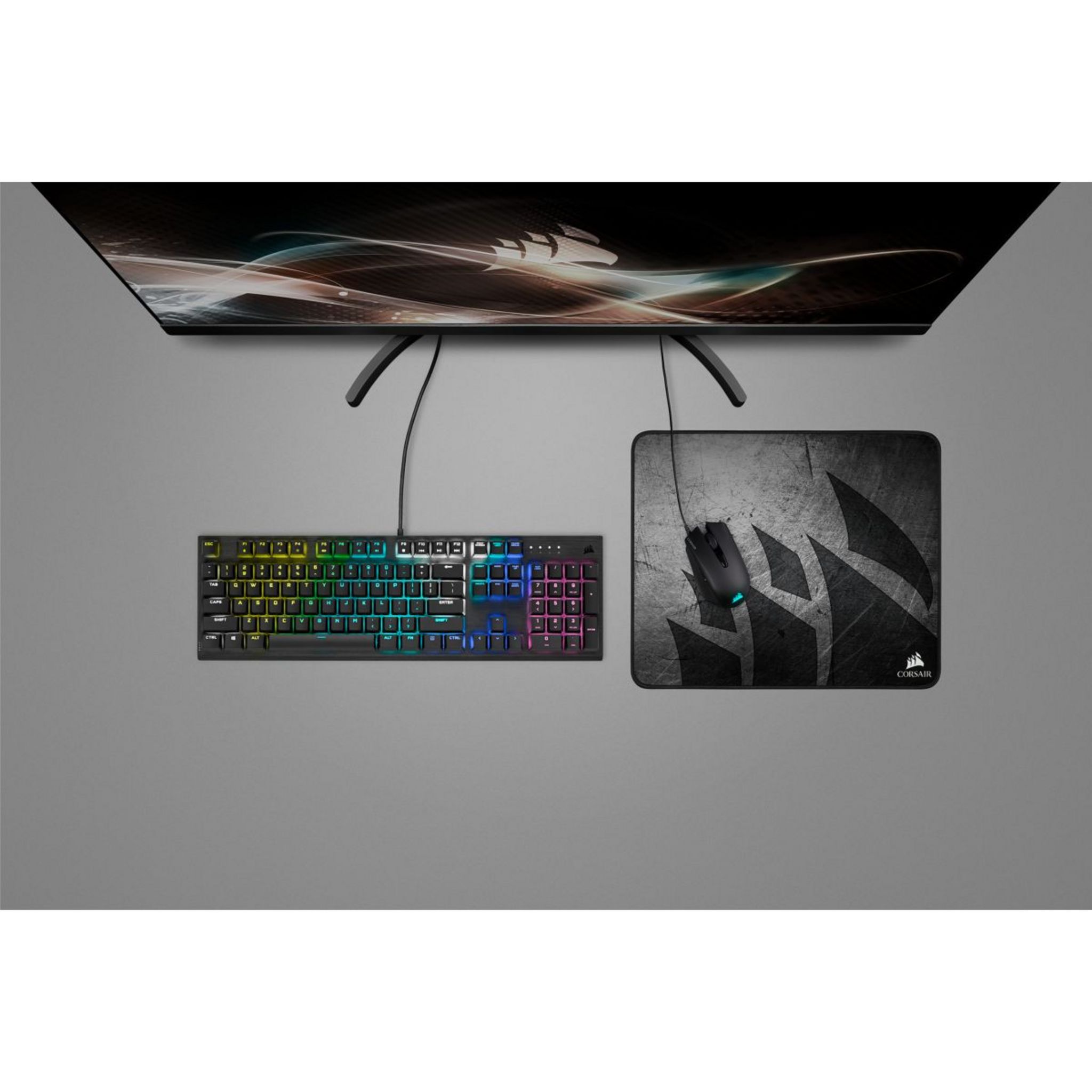 CORSAIR Bundle souris clavier PACK GAMING 3 en 1 - Noir pas cher 