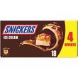 SNICKERS Barre glacées aux cacahuètes et caramel 18 dont 4 offerts 820g