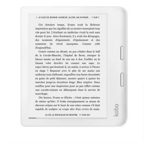 Liseuse eBook Kobo by Fnac Libra 2 Blanche - LIBRA 2 WHITE