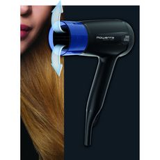 ROWENTA Sèche cheveux CV1635F0 - Noir et bleu