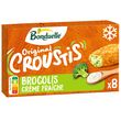 BONDUELLE Croustis de légumes brocolis 8 pièces 305g