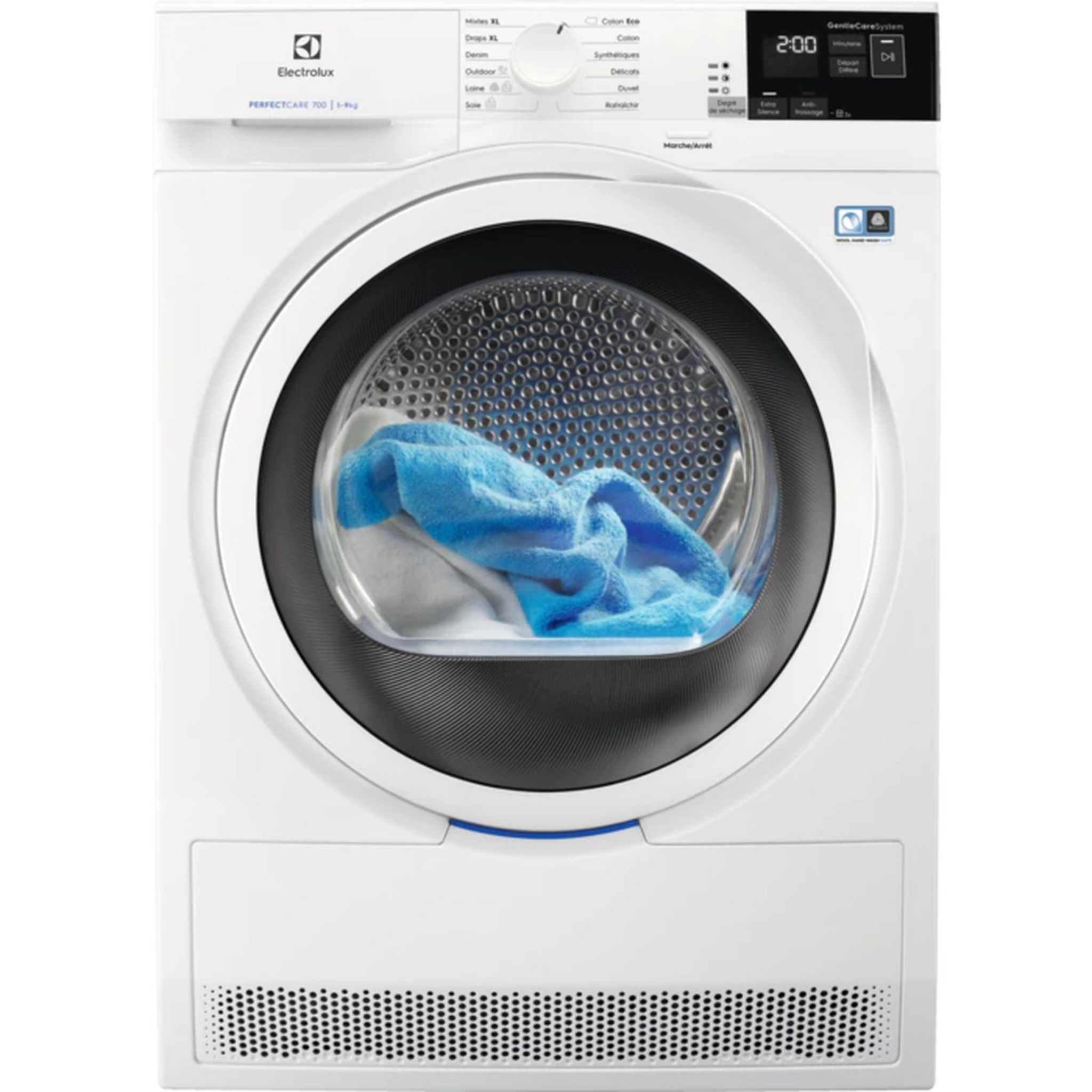 HOTPOINT Sèche linge hublot AQC92F7TM21EU, 9 Kg, Condensation, Pompe à  chaleur pas cher 