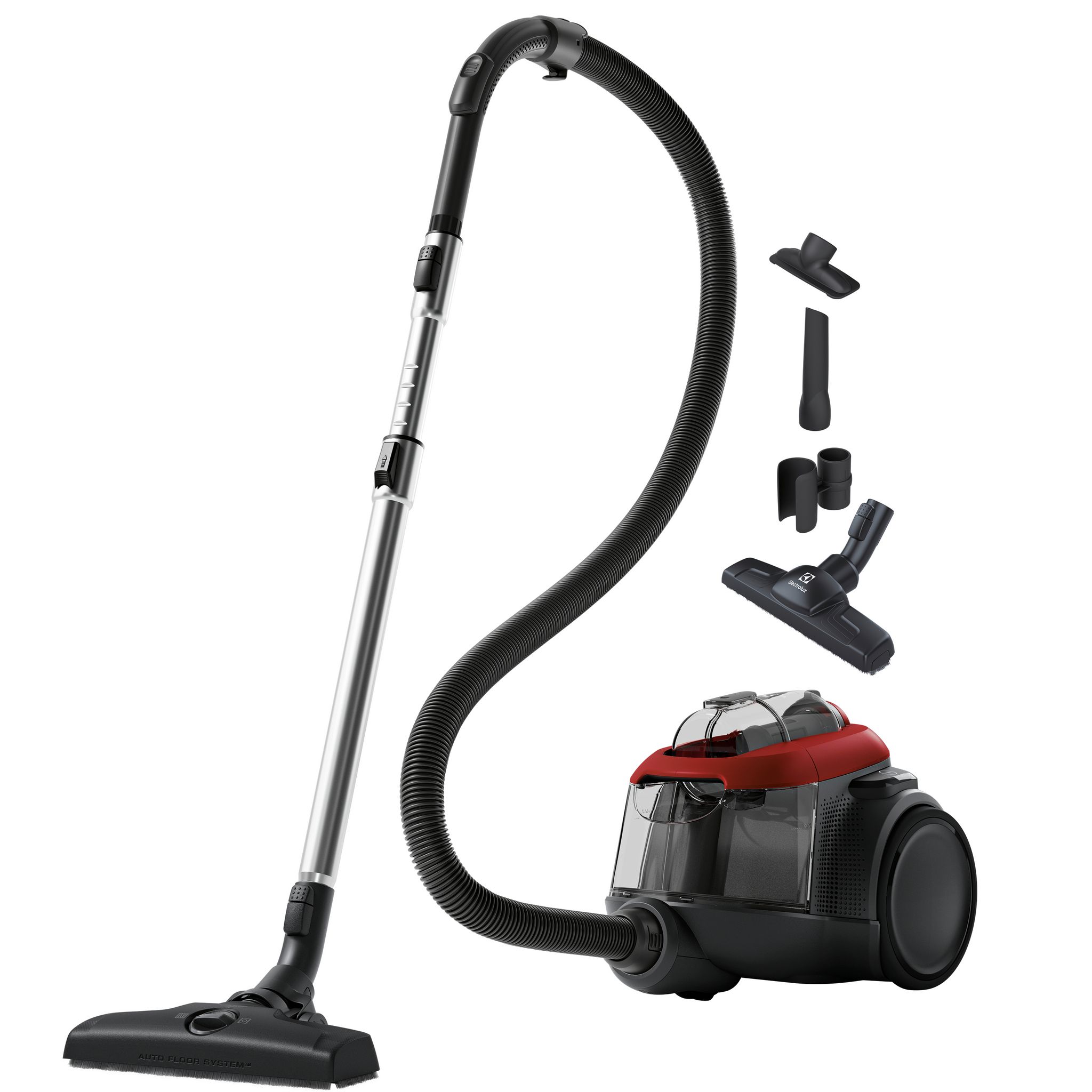 ASPIRATEUR TRAINEAU HOOVER ROUGE SANS SAC 72 DB