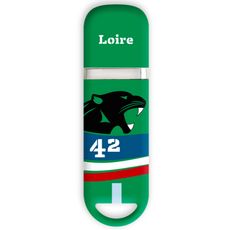 KEYOUEST Clé USB 32Go Loire - Vert, noir et bleu