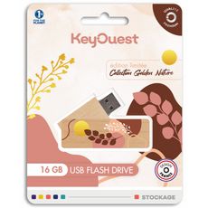 KEYOUEST Clé USB 32Go Bois grand cru - Bois