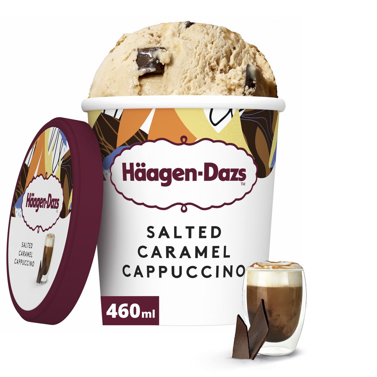 HAAGEN DAZS Pot de crème glacée caramel beurre salée cappuccino 400g