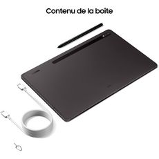 SAMSUNG Tablette tactile TAB S8+ 128 Go - Anthracite
