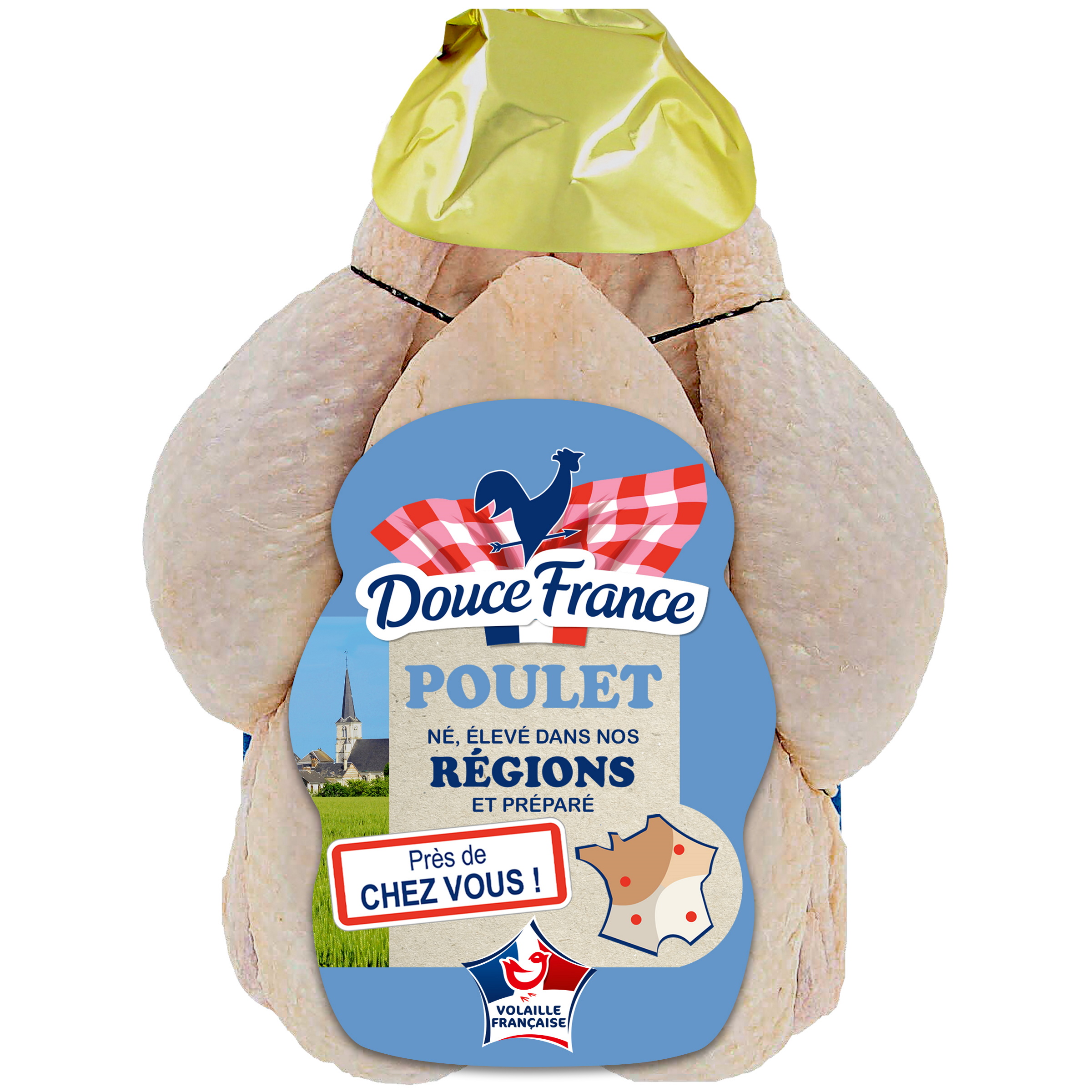 LYRE Poulet entier blanc filière responsable plein air bio 1,350kg